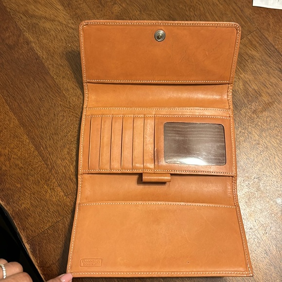 Dooney &Bourke Vintage leather and canvas wallet - Picture 4 of 6